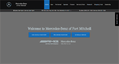 Desktop Screenshot of mercedesbenzoffortmitchell.com